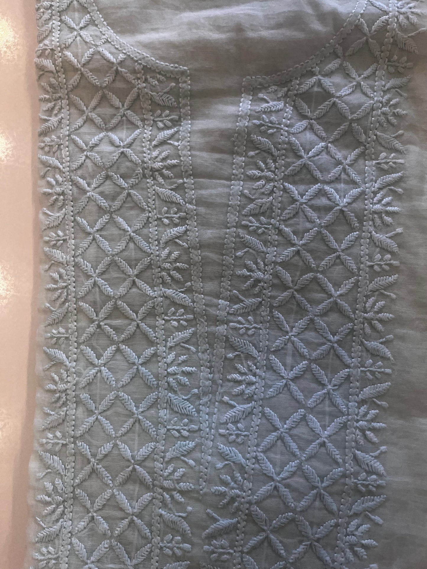 Pure Mul Chikankari Suits